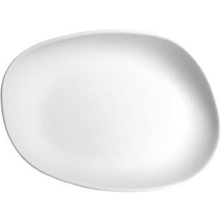 Yayoi Side Plate - White (14 x 11cm)            